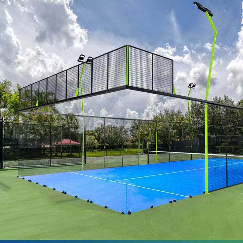 Super Panoramic Padel Court Cornerless Design Professional Court