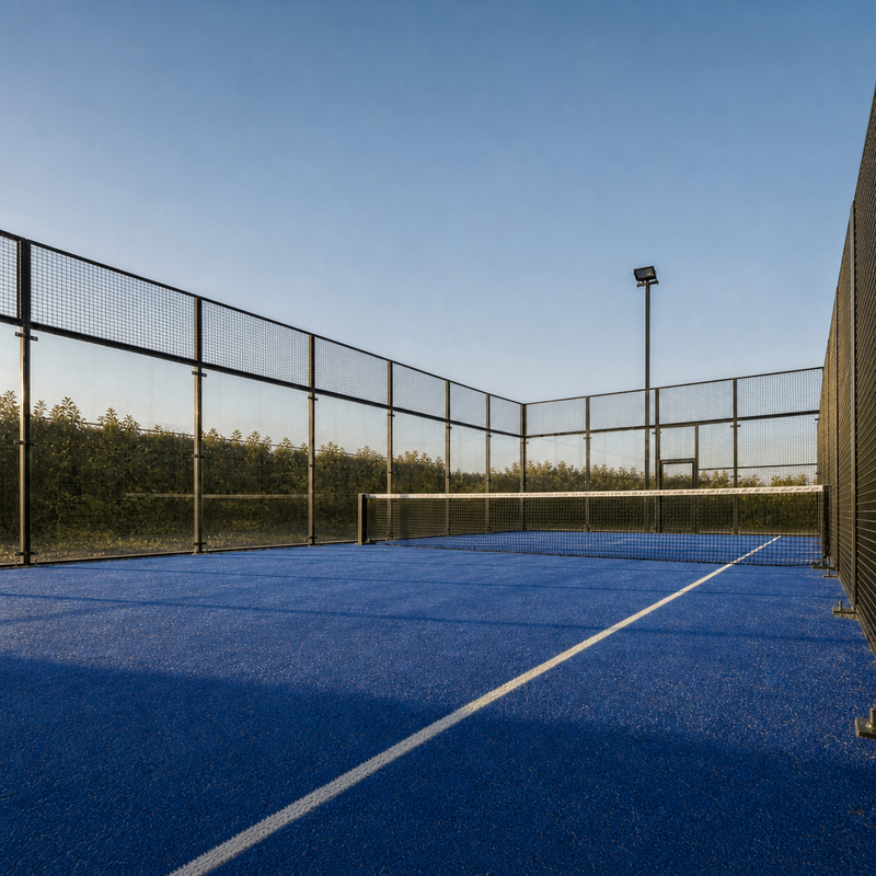 Classic FIP Standard Padel Court, 20×10m Modular Steel Structure